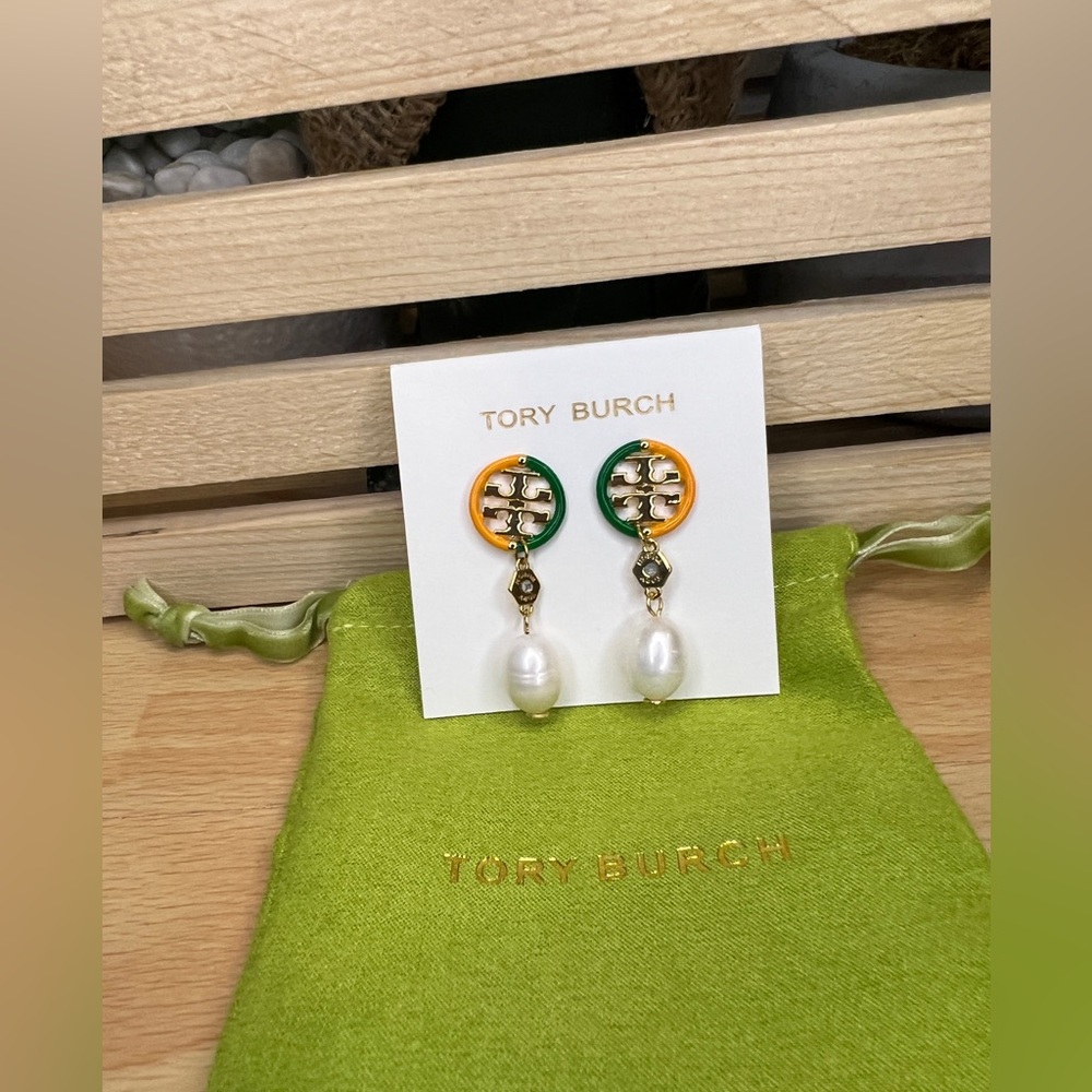 Tory Burch Kira Pearl Drop Earrings